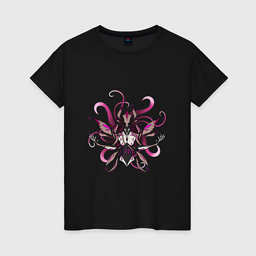 Женская футболка Нидус / Черный – фото 1