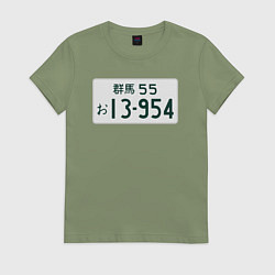 Женская футболка Initial D Номер