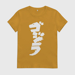 Женская футболка Годзилла