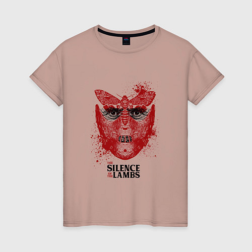 Женская футболка Ганнибал Лектор / Пыльно-розовый – фото 1