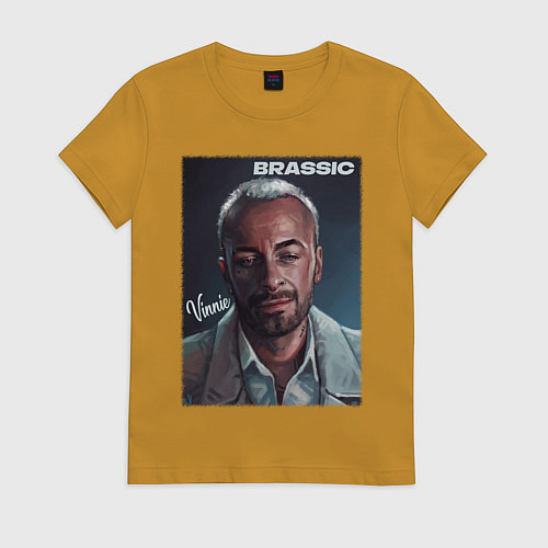 Женская футболка Голяк Brassic Винни / Горчичный – фото 1