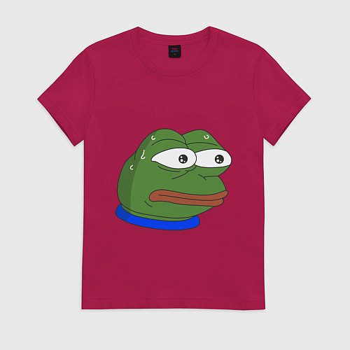 Женская футболка Pepe MonkaS / Маджента – фото 1