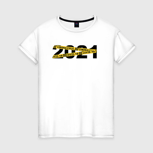 Женская футболка 2021 / Белый – фото 1
