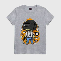 Женская футболка PUBG