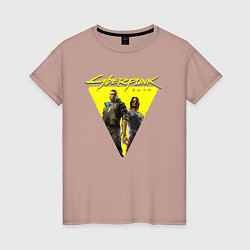 Женская футболка Cyberpunk 2077