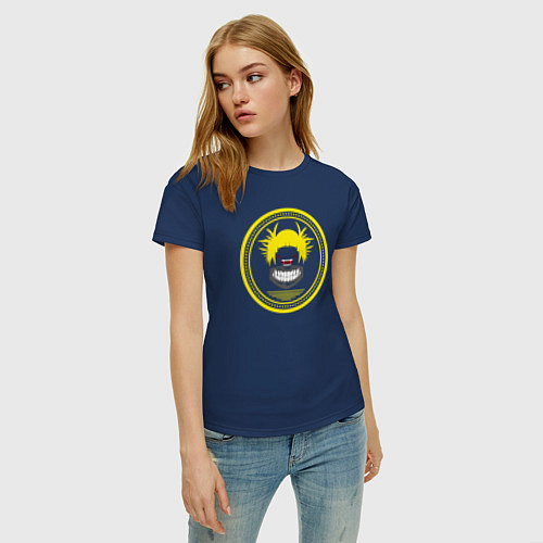 Женская футболка Химико Тога / Тёмно-синий – фото 3