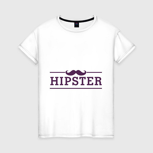 Женская футболка Hipster / Белый – фото 1