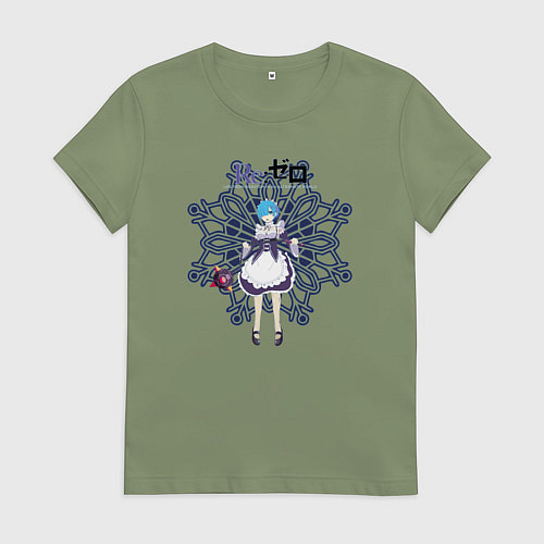 Женская футболка Re zero / Авокадо – фото 1