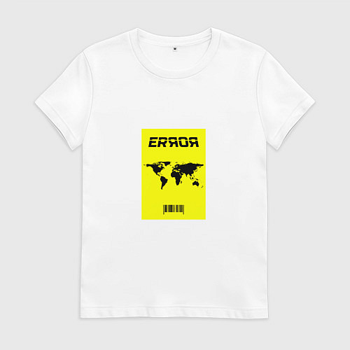 Женская футболка ERROR / Белый – фото 1