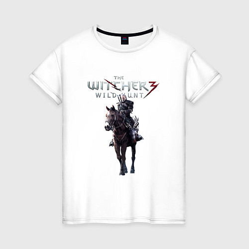 Женская футболка Ведьмак / Белый – фото 1