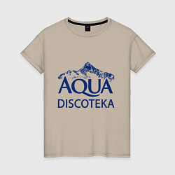 Женская футболка AQUADISCOTEKA