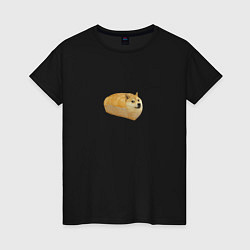 Женская футболка Doge Bread