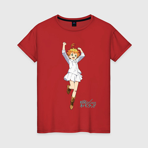 Женская футболка Обещанный Неверленд Эмма / Красный – фото 1