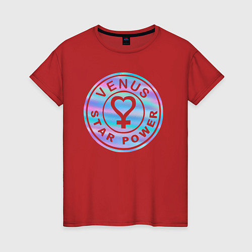 Женская футболка Венера Сила планет / Красный – фото 1