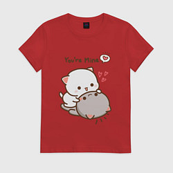 Женская футболка Влюблённые котята