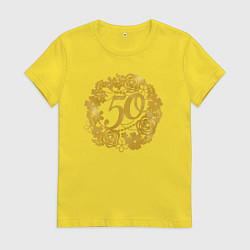 Женская футболка 50 лет