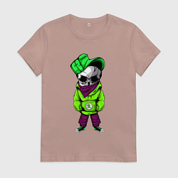 Женская футболка Skoda Skull Z