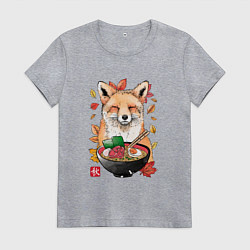 Женская футболка Лиса