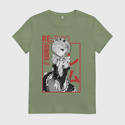 Женская футболка Re:Zero Rem