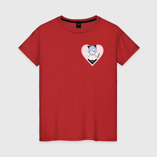Женская футболка Re:Zero / Красный – фото 1