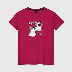 Женская футболка Pop Cat