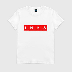 Футболка хлопковая женская ИннаInna, цвет: белый