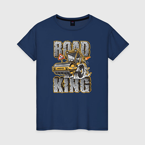 Женская футболка Король дорог / Тёмно-синий – фото 1