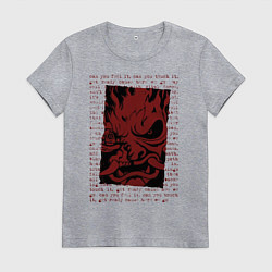 Женская футболка Cyberpunk 2077 SAMURAI