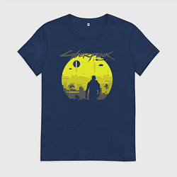 Женская футболка Cyberpunk 2077 CITY