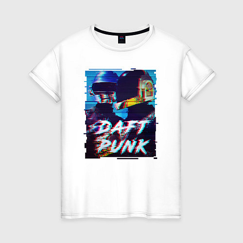 Женская футболка Daft Punk / Белый – фото 1