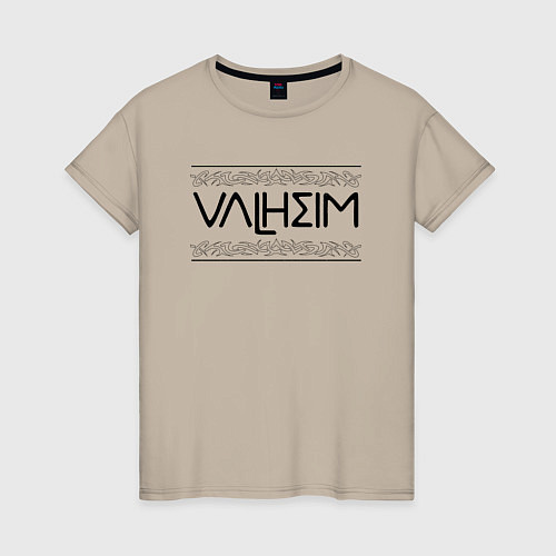 Женская футболка Вальхейм / Миндальный – фото 1