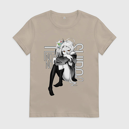 Женская футболка No Game No Life / Миндальный – фото 1