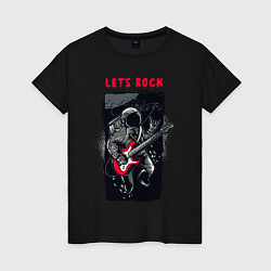 Женская футболка Lets Rock