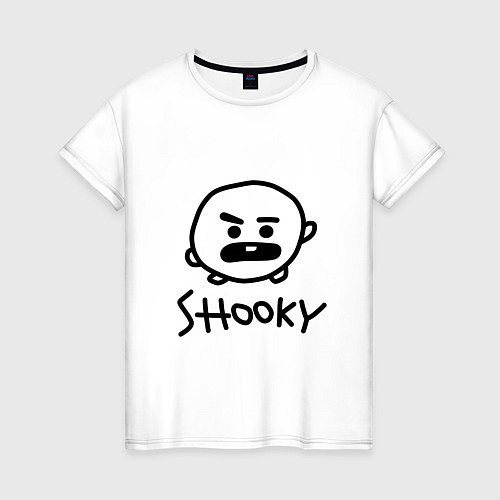 Женская футболка SHOOKY BTS / Белый – фото 1