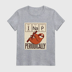Женская футболка I Nap Periodically