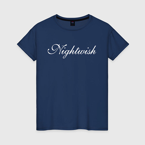 Женская футболка Nightwish Logo Найтвиш Z / Тёмно-синий – фото 1