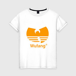Футболка хлопковая женская Wu-Tang, цвет: белый
