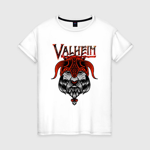 Женская футболка Valheim / Белый – фото 1