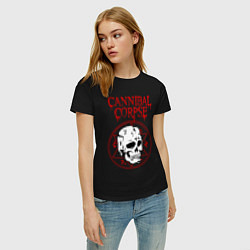 Футболка хлопковая женская CANNIBAL CORPSE, цвет: черный — фото 2