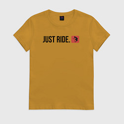 Женская футболка Трюковый самокат JUST RIDE