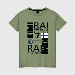 Женская футболка Kimi Raikkonen