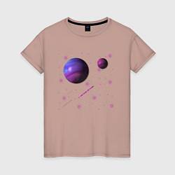 Женская футболка Космос Планеты