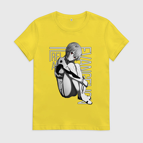 Женская футболка Евангелион / Желтый – фото 1