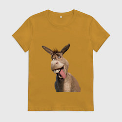 Женская футболка Шрек: Осел