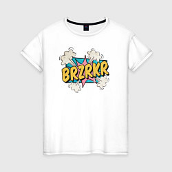 Женская футболка Brzrkr Берсерк
