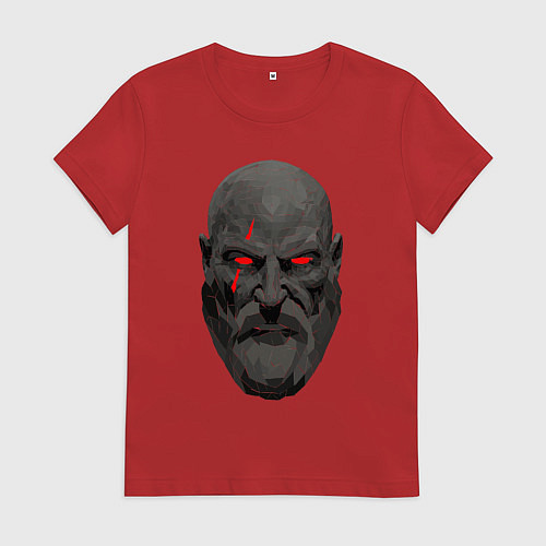 Женская футболка Kratos ART / Красный – фото 1