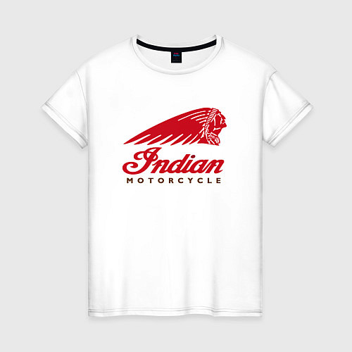 Женская футболка Indian Moto Мото Лого Z / Белый – фото 1