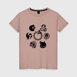 Женская футболка 7 СМЕРТНЫХ ГРЕХОВ SEVEN DEADLY SINS Z