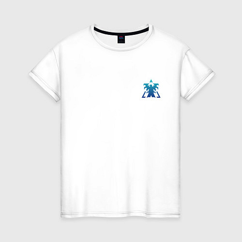 Женская футболка Terran logo mini Blue / Белый – фото 1