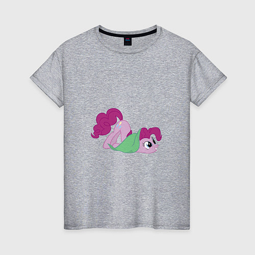 Женская футболка Пинки Пай Пони / Меланж – фото 1